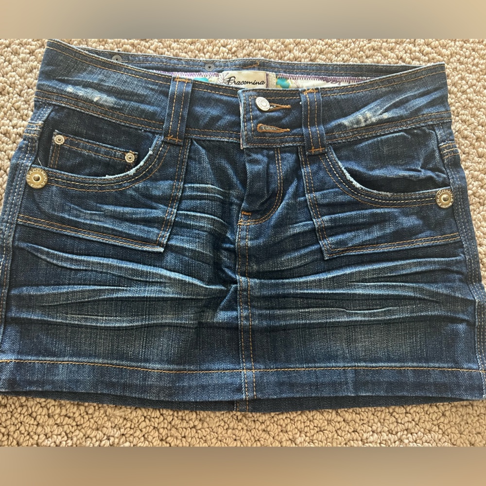 Fracomina Jean Mini Skirt